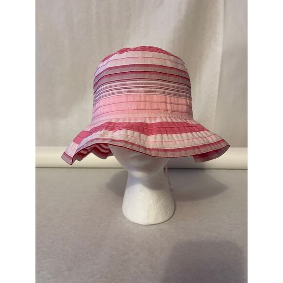 Wallaroo Kids Pink Adjustable Bucket Hat NWOT Summer Beach Lined Cap - Picture 3 of 9